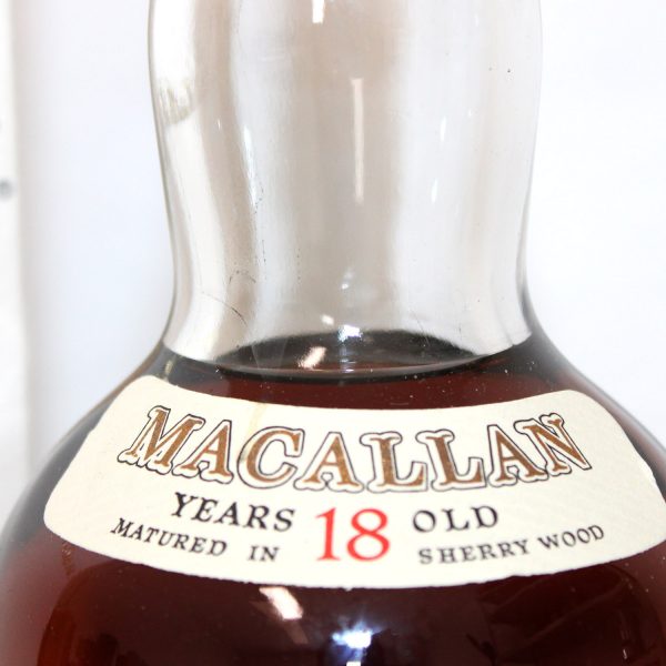 Macallan 1972 18 years old neck label