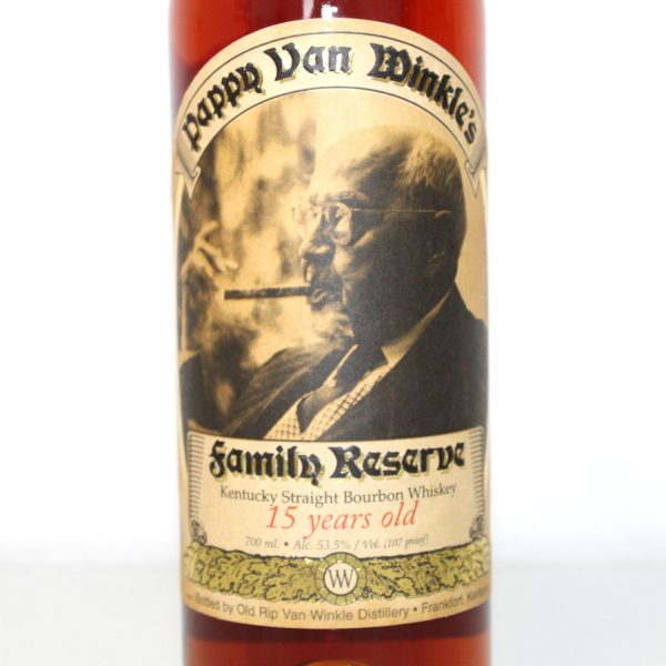 Pappy Van Winkles 15 Years Old Family Reserve label