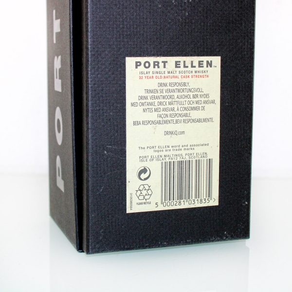 Port Ellen 1979 32 Years 12th Release box back