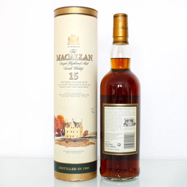 Macallan 1985 15 Years Old back