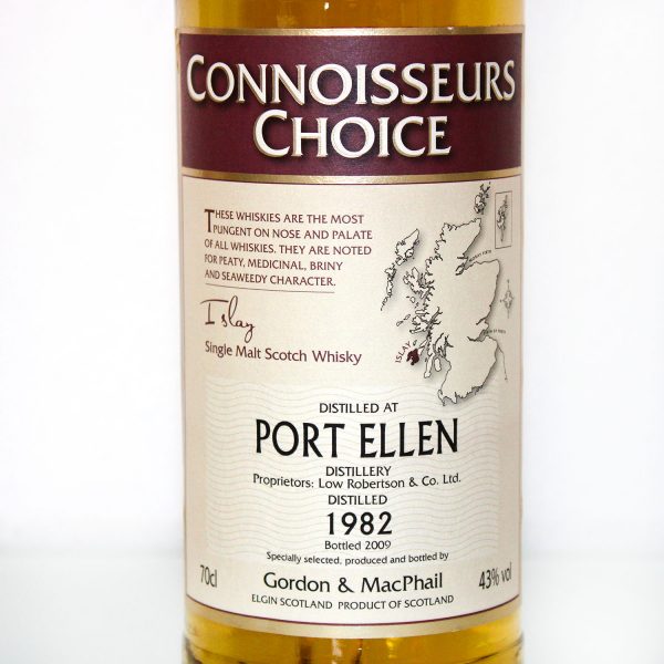 Port Ellen 1982 Connoisseurs Choice label