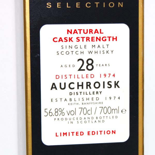 Auchroisk 1974 28 year old rare malts selection box