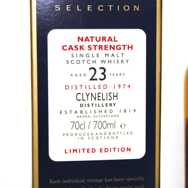 Clynelish 1974 23 year old rare malts selection box