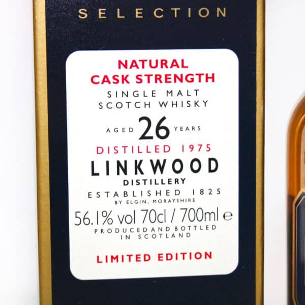 Linkwood 1975 26 year old rare malts selection box