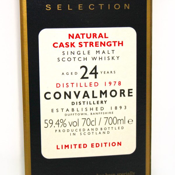Convalmore 1978 24 year old rare malts selection box