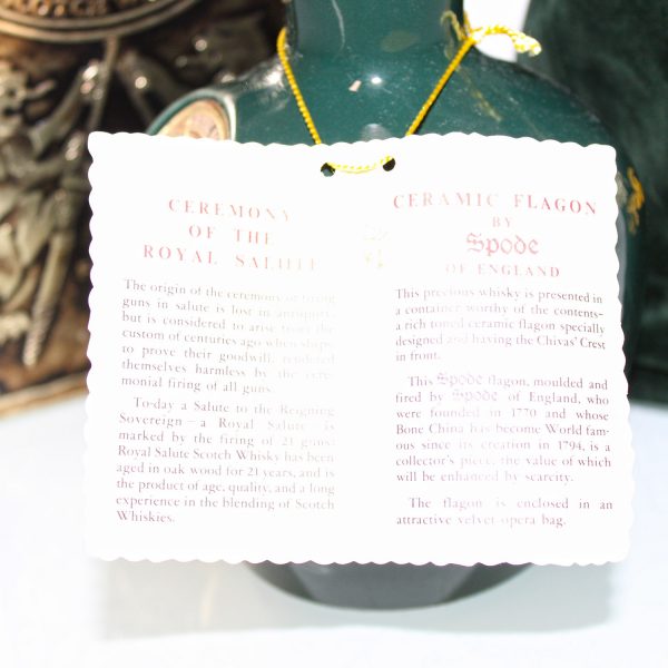 Royal Salute 21 Years Green Flagon booklet 2