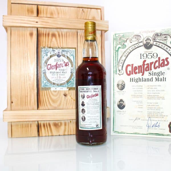 Glenfarclas 1959 Historic Reserve No 2 back