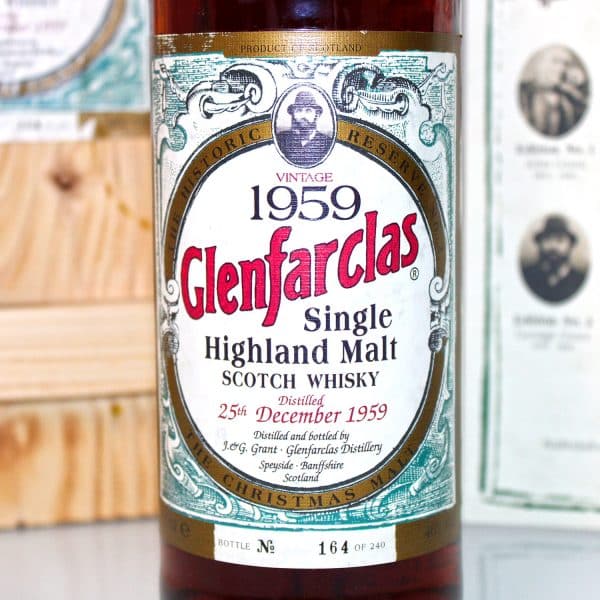 Glenfarclas 1959 Historic Reserve No 2 label