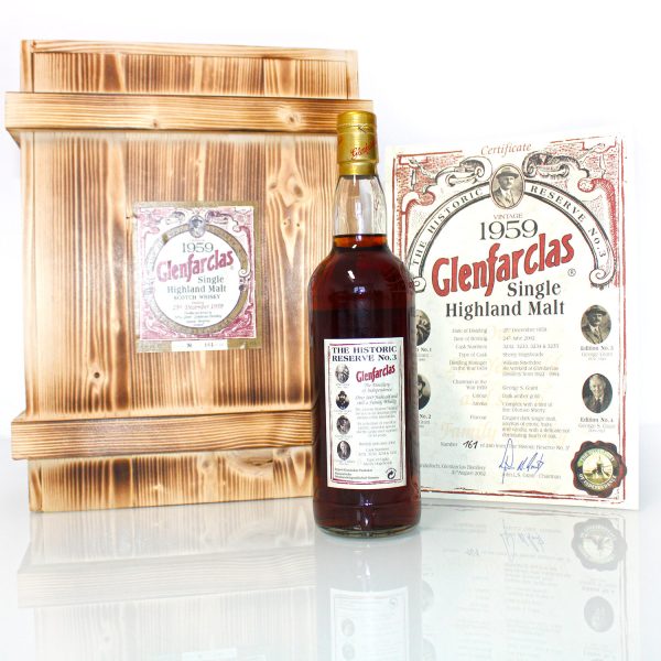 Glenfarclas 1959 Historic Reserve No 3 back
