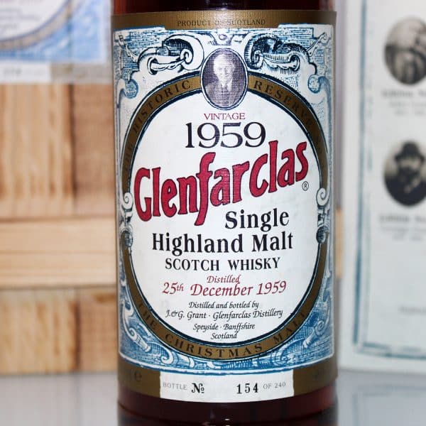 Glenfarclas 1959 Historic Reserve No 4 label
