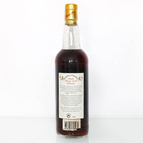 Glenfarclas 1970 Single Sherry Cask back