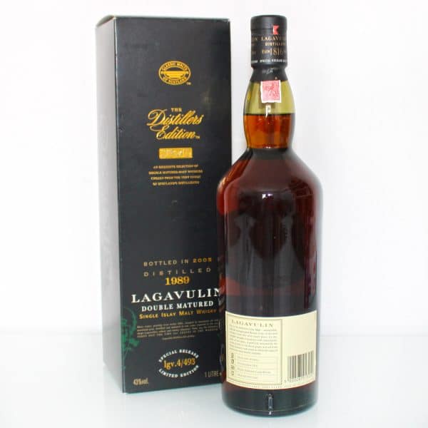 Lagavulin 1989 Distillers Edition back