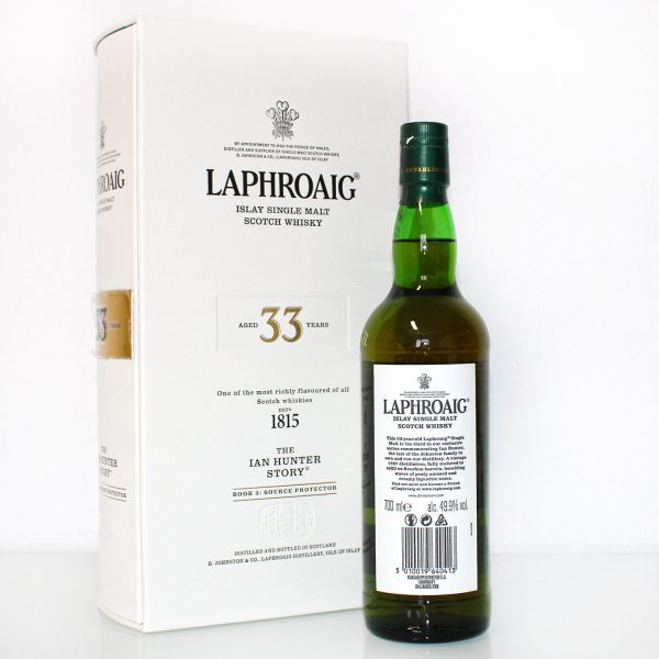 Laphroaig 33 Years The Ian Hunter Story Book 3 back