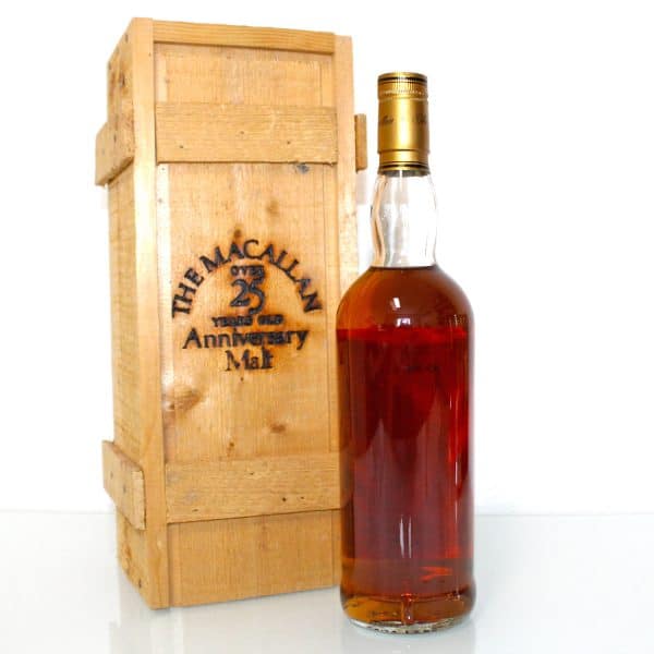 Macallan 1962 25 Year old Anniversary Malt back