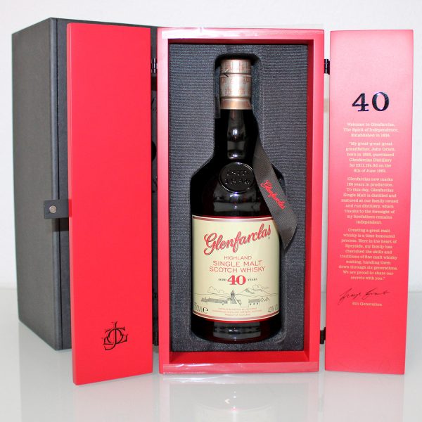 Glenfarclas 40 Years Warehouse Edition box