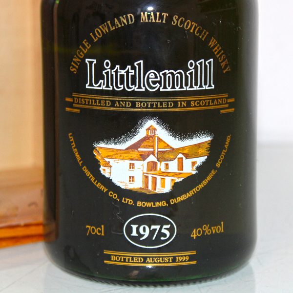 Littlemill 1975 24 Year Old Dumpy label