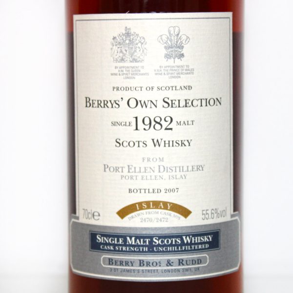Port Ellen 1982 Berrys Own Selection label