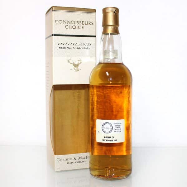 Brora 1982 Connoisseurs Choice back