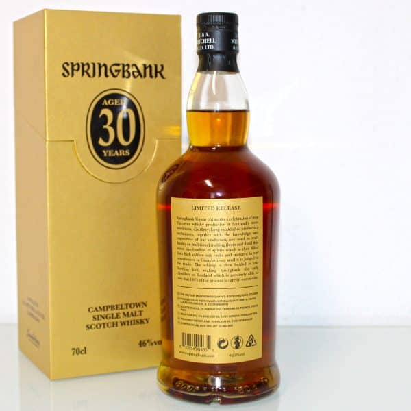 Springbank 30 Years back