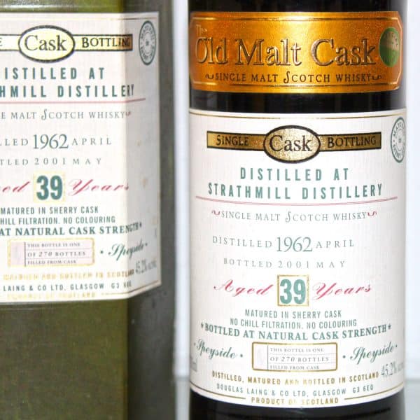 Strathmill 1962 39 Years Old Douglas Laing label