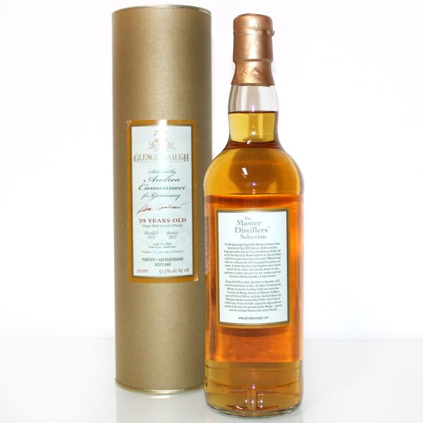Glenglassaugh 1972 39 Years Old for Germany back