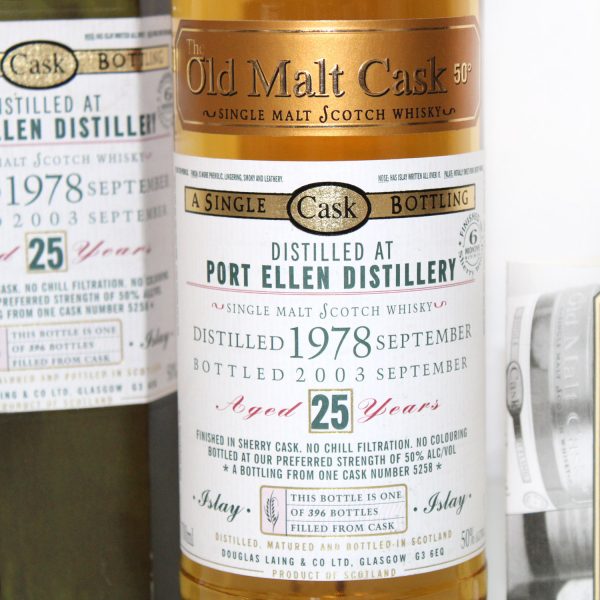 Port Ellen 1978 25 Years Old Malt Cask label