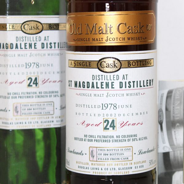 St Magdalene 1978 24 Years Old Malt Cask label