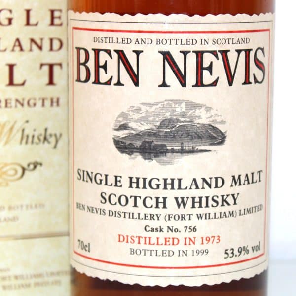 Ben Nevis 1973 26 Years Old label