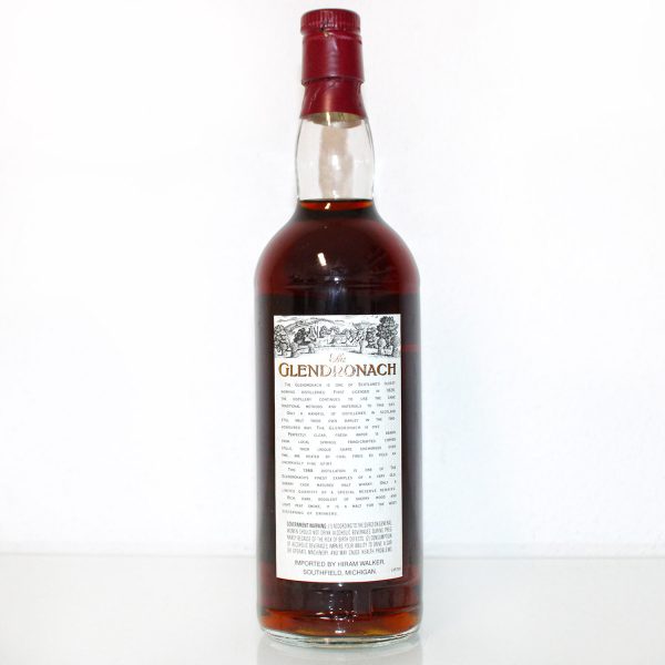 Glendronach 1968 Vintage 25 Years 75cl back