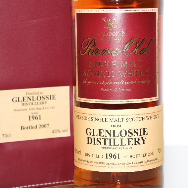 Glenlossie 1961 Rare Old Gordon & MacPhail label