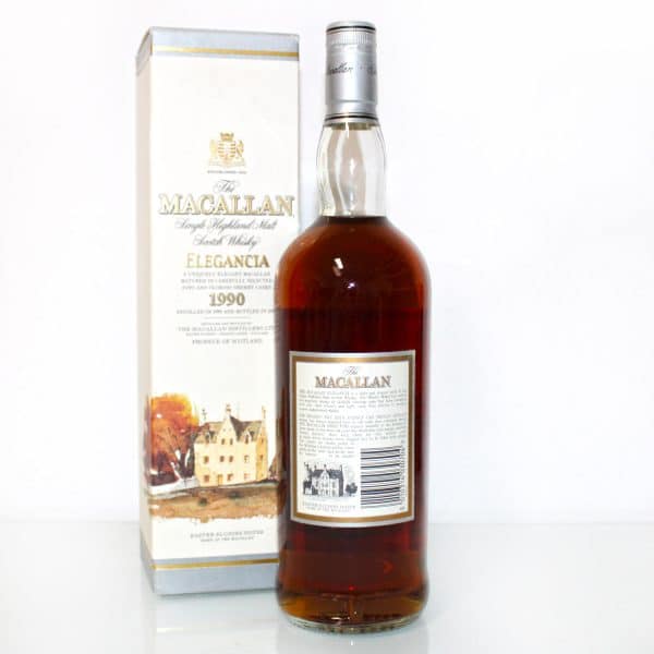 Macallan Elegancia 1990 back