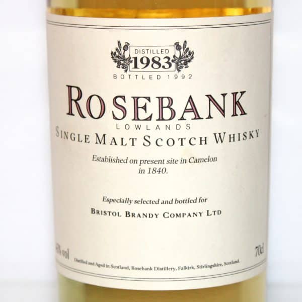 Rosebank 1983 label
