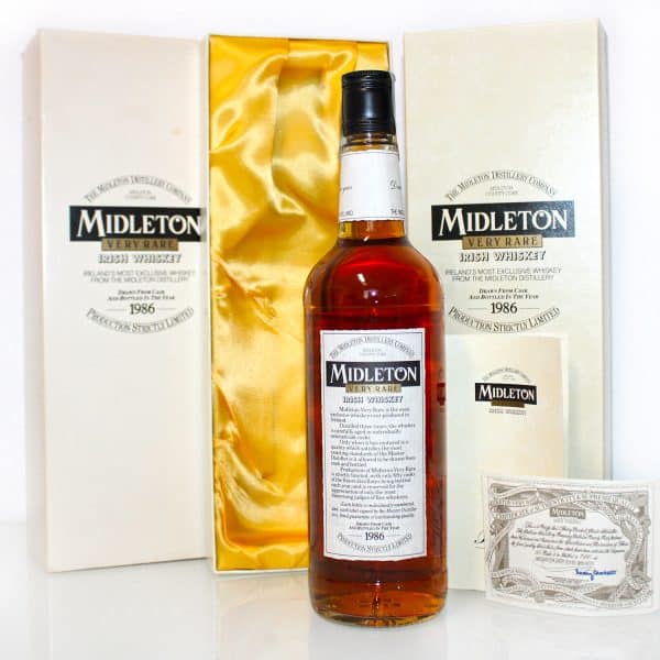 Midleton Very Rare 1986 back