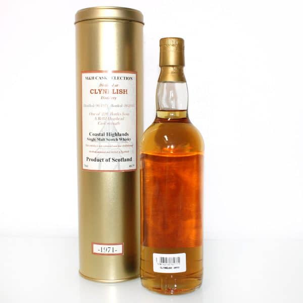 Clynelish 1971 M&H Cask Selection 34 Years Old back