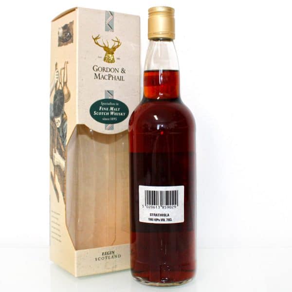 Strathisla 1960 Gordon & Macphail back
