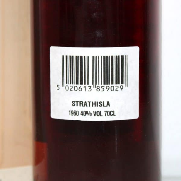 Strathisla 1960 Gordon & Macphail back label