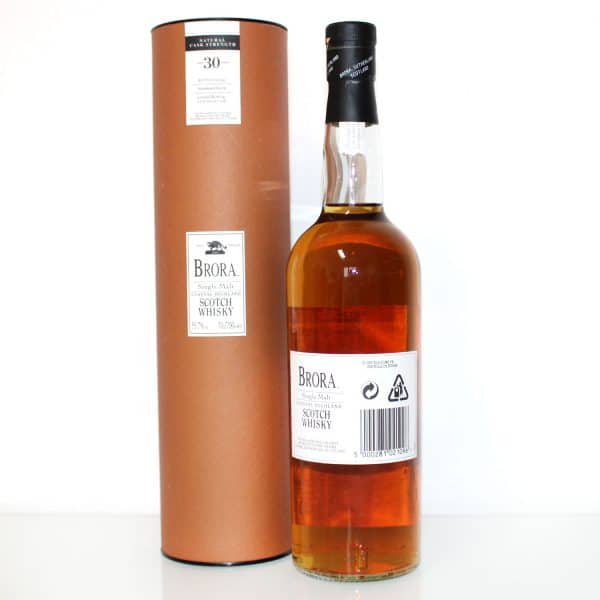 Brora 30 Year Old 2006 back