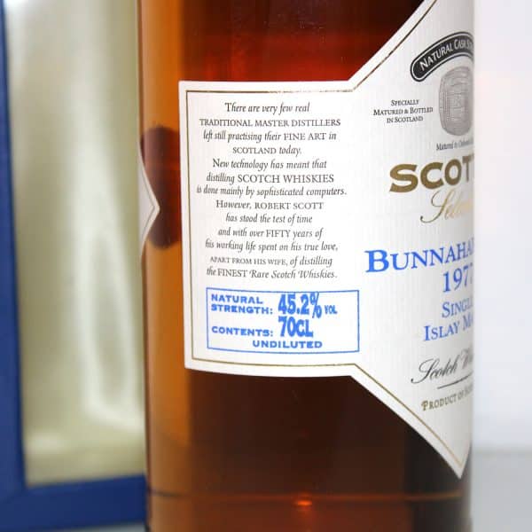 Bunnahabhain 1977 Scotts Selection 45