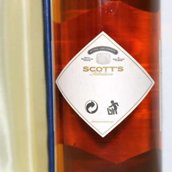 Bunnahabhain 1977 Scotts Selection back label