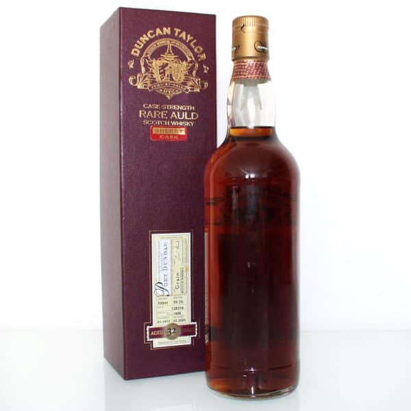 Port Dundas 1973 32 Year old Rare Auld Duncan Taylor back