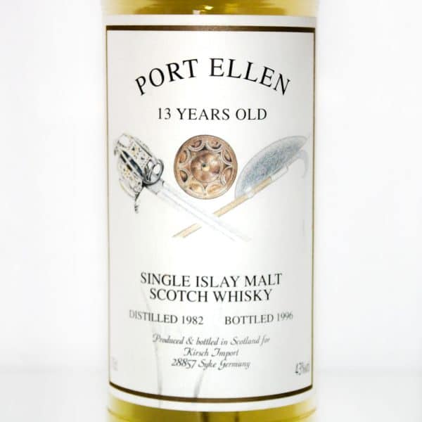 Port Ellen 1982 13 Year Old Kirsch Import label