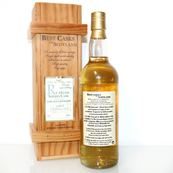 Port Ellen 1983 Re Filled Sherry Cask Jean Boyer back