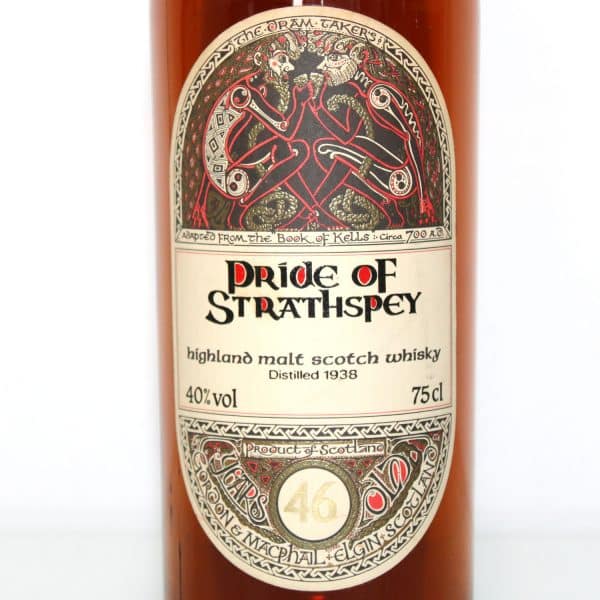Pride of Strathspey 1938 Gordon & Macphail label