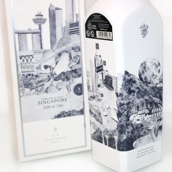 Johnnie Walker Blue Label House Singapore back label