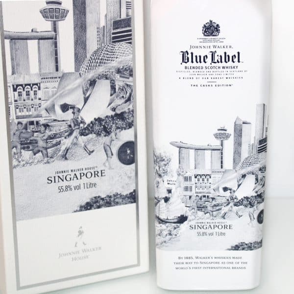Johnnie Walker Blue Label House Singapore label