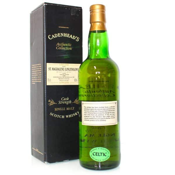 St. Magdalene 1982 12 Years Cadenheads back